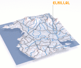 3d view of El Millal