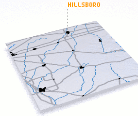 3d view of Hillsboro