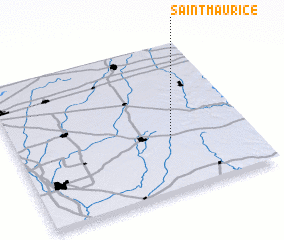 3d view of Saint Maurice