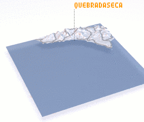 3d view of Quebrada Seca