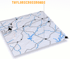 3d view of Taylors Crossroads