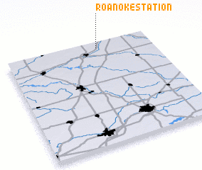 3d view of Roanoke Station