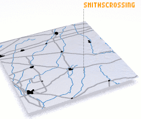 3d view of Smiths Crossing