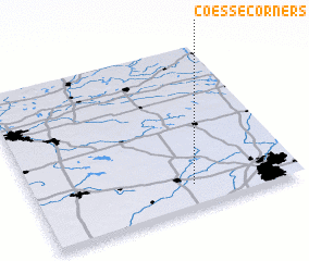 3d view of Coesse Corners