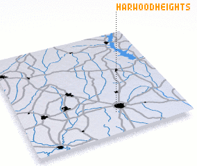 3d view of Harwood Heights