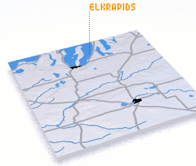 3d view of Elk Rapids