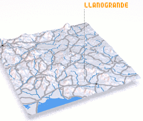 3d view of Llano Grande