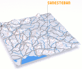 3d view of San Esteban