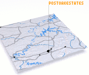 3d view of Post Oak Estates