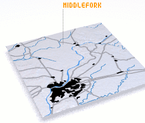 3d view of Middlefork