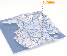 3d view of El Cañal