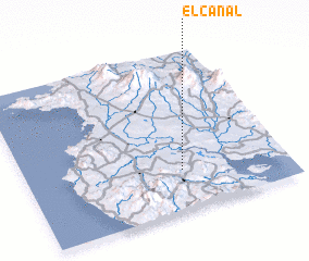 3d view of El Cañal