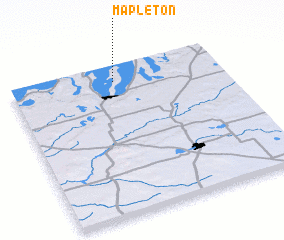 3d view of Mapleton