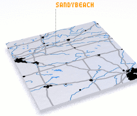 3d view of Sandy Beach