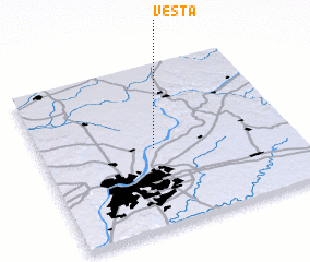 3d view of Vesta