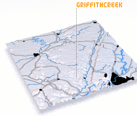3d view of Griffith Creek