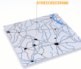 3d view of Dykes Crossroad