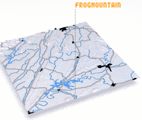 3d view of Frog Mountain