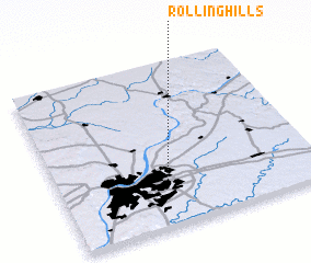 3d view of Rolling Hills