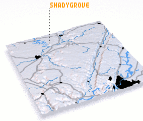 3d view of Shady Grove