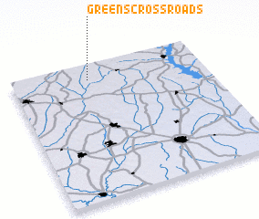 3d view of Greens Crossroads