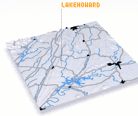 3d view of Lake Howard