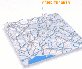 3d view of Espíritu Santo