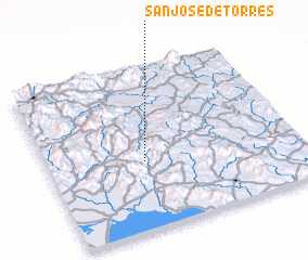 3d view of San José de Torres