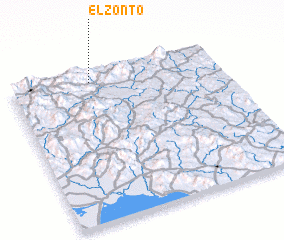 3d view of El Zonto