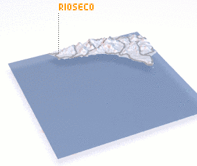 3d view of Río Seco