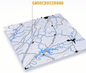 3d view of Gann Crossroad