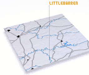 3d view of Little Barren