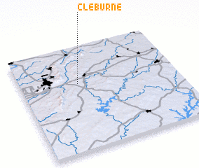 3d view of Cleburne