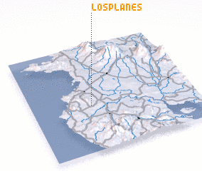 3d view of Los Planes