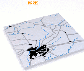 3d view of Paris