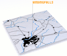 3d view of Winding Falls