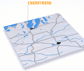 3d view of Cherry Bend