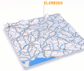 3d view of El Embudo