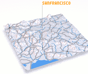 3d view of San Francisco