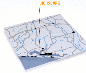 3d view of Vicksburg