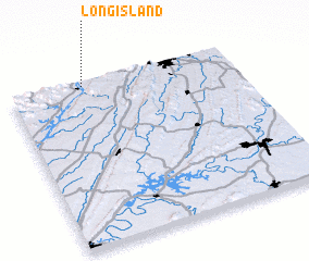 3d view of Long Island