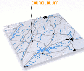 3d view of Council Bluff