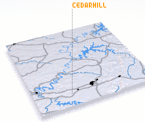 3d view of Cedar Hill