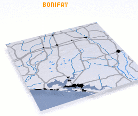 3d view of Bonifay