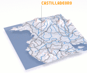 3d view of Castilla de Oro