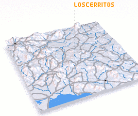 3d view of Los Cerritos