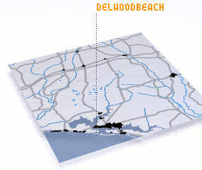 3d view of Delwood Beach