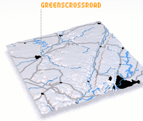 3d view of Greens Crossroad