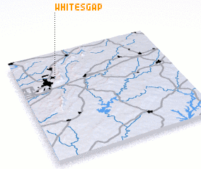 3d view of Whites Gap