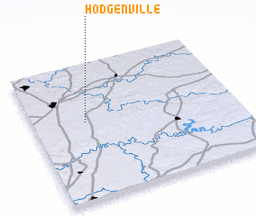 3d view of Hodgenville